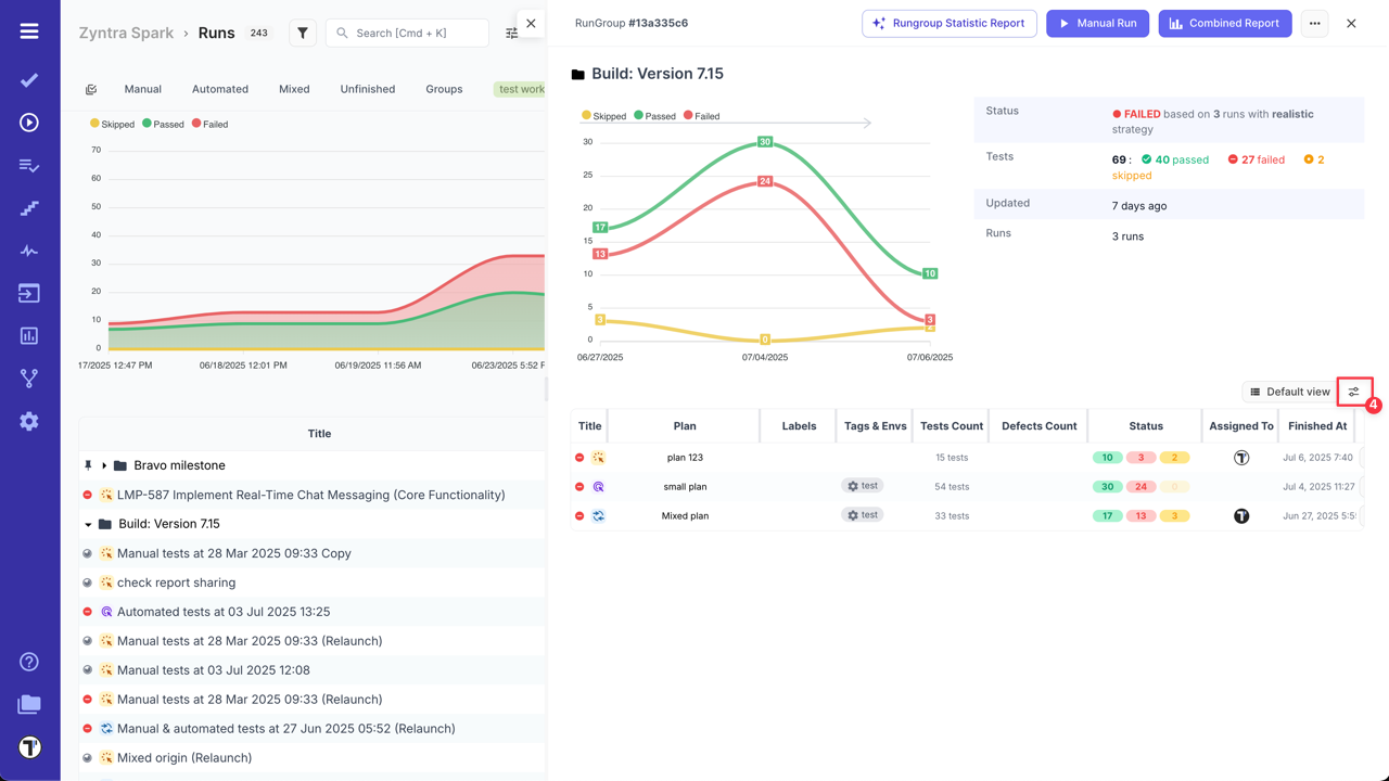 Testomat.io - Custom View